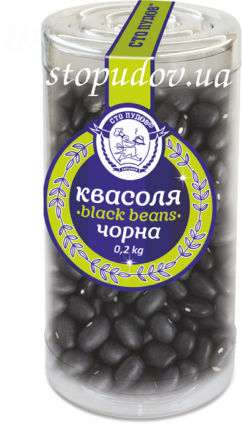 Купить Квасоля чорна (тубус), 0,2 кг Квасоля чорна (тубус), 0,2 кг